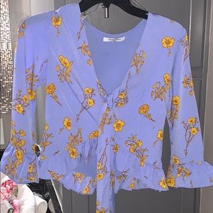 NWOT floral top!